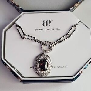 Bomb Party Countless Memories June 2025 Alexandrite Rhodium Plated Necklace NWT